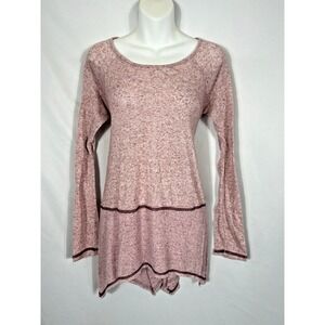 Vintage USA Y2K Tunic Top Size L Asymmetric Boho Grunge Indie Art Scene Witchy